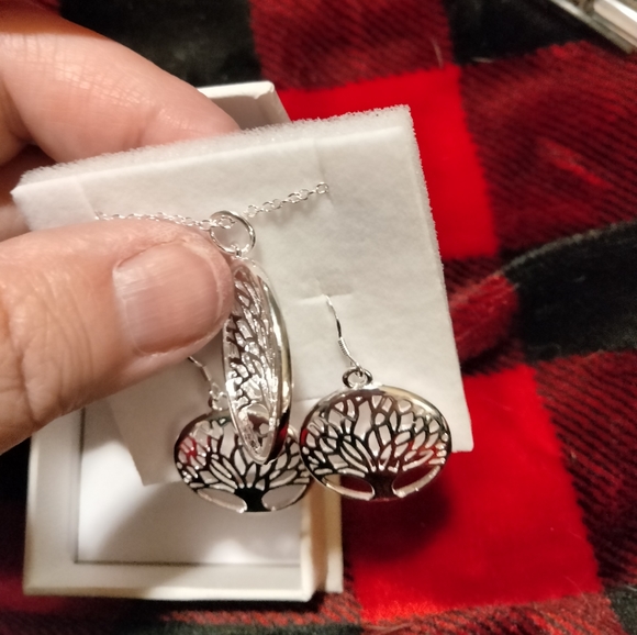 Sterling Silver Tree of Life Set - Picture 2 of 7